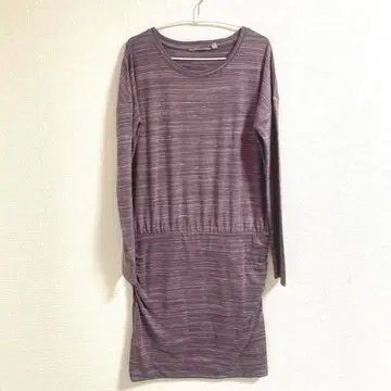 ATHLETA 퍼플 계열 원피스 긴팔