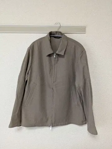 SHIPS: 울 라이크 헤링본 지퍼 블루종