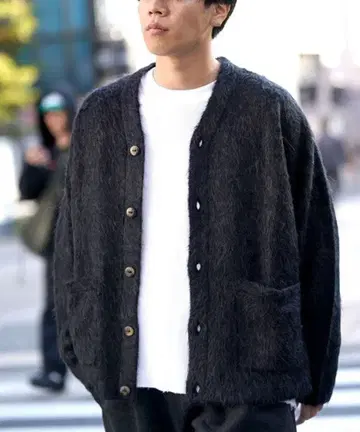 the inoue brothers suri alpaca cardigan