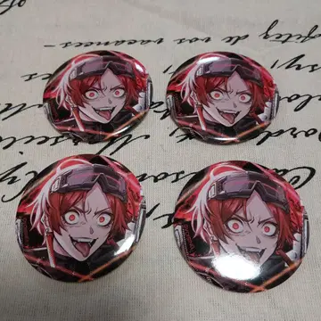 이레이스 리우라 솔로 원맨 AIM&RHYME 캔뱃지 4개 세트