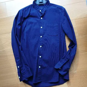 CAMBIO 칸비오 네이비 긴팔 셔츠 M 새상품