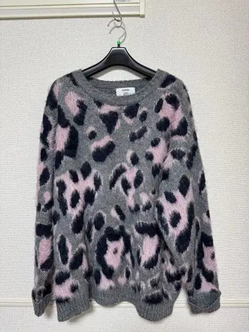 jouetie 레오파드 무늬 니트 스웨터 M 사이즈 미사용