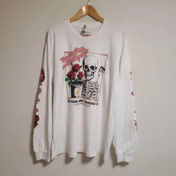 로스앤젤레스 어패럴 T셔츠 긴팔 롱티 스컬