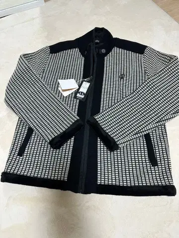 barassi 체크 무늬 집업 자켓