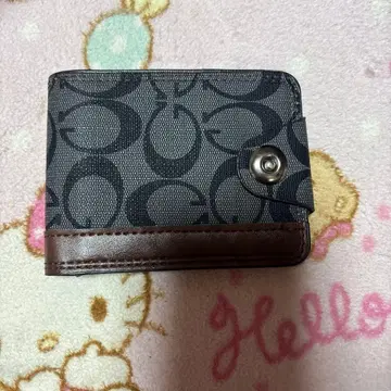 이단 접이식 카드 홀더 그레이 오벌 패턴