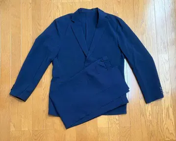 GU 남성용 셋업 XL 네이비 정장 세트