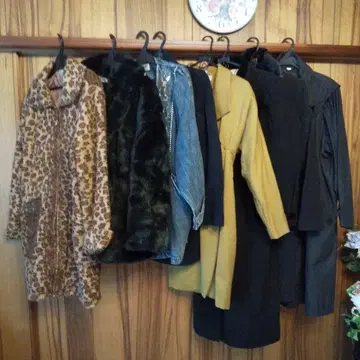 여성용 코트 묶음 판매 8점