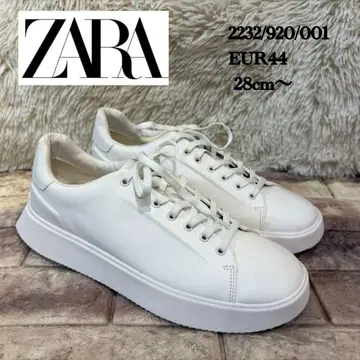 새상품 ZARA 통굽 스니커즈 화이트 EU44 28cm 정도
