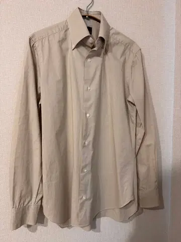 정가 47,300엔 BARBA 바르바 핑옥스 버튼 다운 셔츠