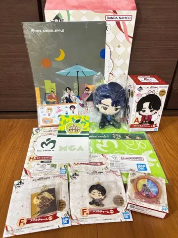 Mrs. GREEN APPLE 봉제 인형 마스코트 세트