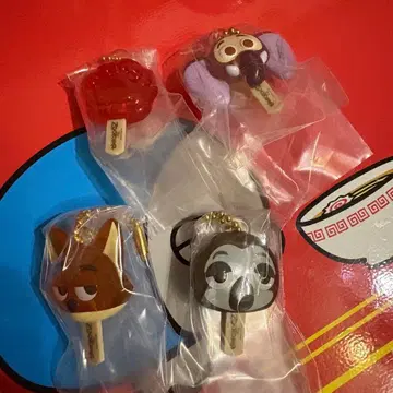 주토피아 아이스캔디 참 4종