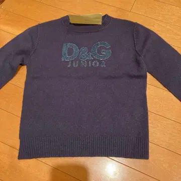 D&G JUNIOR 100% 캐시미어 긴팔 스웨터