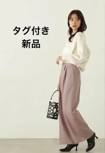 [택 포함 새상품] 프로포 아지메 디자인 와이드 팬츠 S 핑크