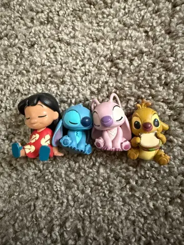 스티치 가챠가챠 어깨 쿵 4종 세트