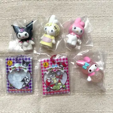 미개봉 새상품 산리오 마이멜로디 쿠로미 프레이크 씰 가챠 세트
