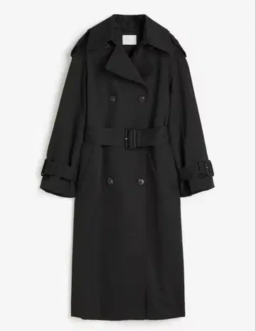 택 포함 새상품 에이치앤엠 H&M 더블 브레스트 트렌치코트