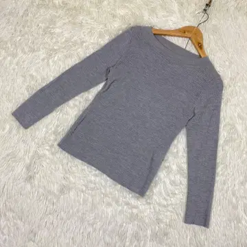 [ ANAYI ] 아나이 (36) 리브 니트 티셔츠 롱 T