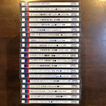 LONDON CD 20장 쇼르티, 백하우스, 아슈케나지, 하이팅크