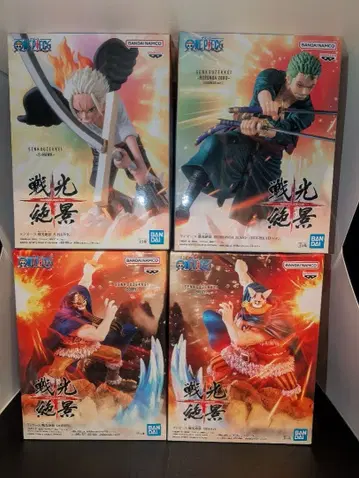 원피스 전광절경 도리 & 브로기 / 조로 vs S.호크 전 4점 SET