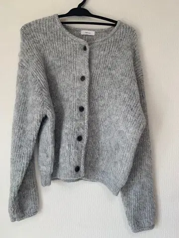 SHIPS any 그레이 버튼 가디건
