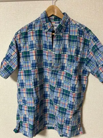 Reyn Spooner 체크 무늬 반팔 셔츠 L 사이즈