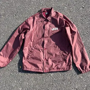 VANS 버건디 나일론 자켓 L