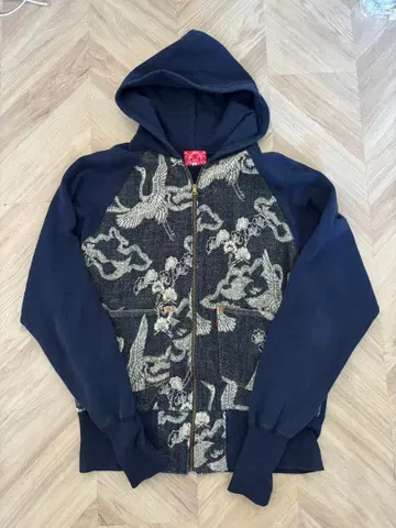 EVISU 집업 후드티