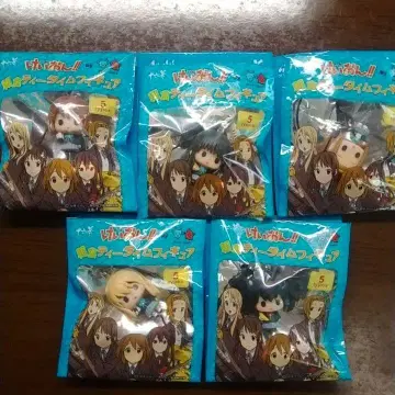 케이온!! 아침 식사 티타임 피규어 쥬로쿠차 오리지널 스트랩 피규어 전종