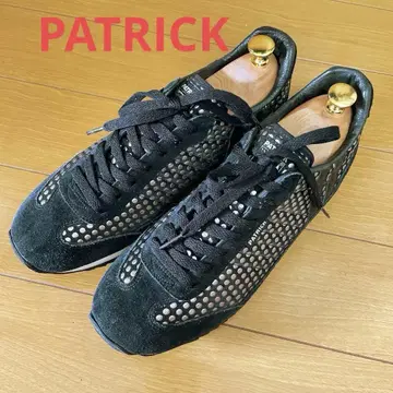레어 패턴 새상품급 패트릭 스웨이드 스니커즈 도트 42 일본제