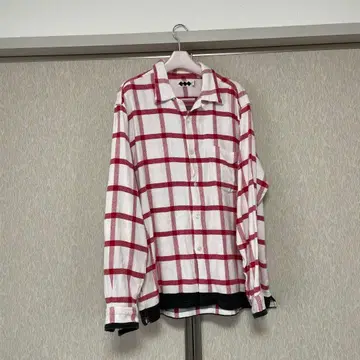 goodenough FINESSE 라인 체크 셔츠