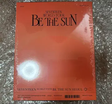 새상품 SEVENTEEN WORLD TOUR BE THE SUN DVD