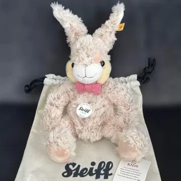 [ 미사용품 택 포함 백 ] 슈타이프 Steiff 봉제 인형 토끼 마니