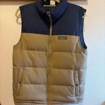 patagonia 네이비 베이지 베스트