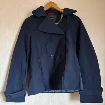 네이비 더블 브레스트 자켓