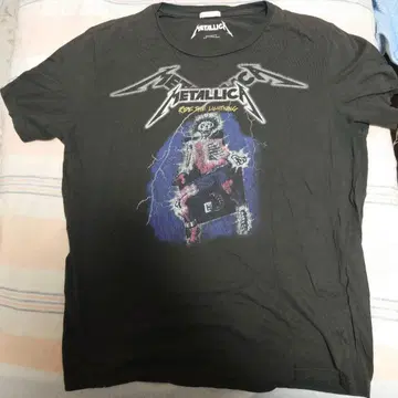 Metallica Ride the Lightning 티셔츠 1984