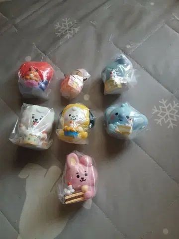 BT21 인형 마스코트 7개 세트