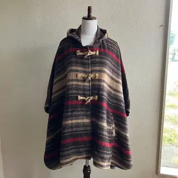 새상품급 REPLAY 판초 스트라이프 코트 이탈리아 브랜드