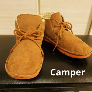 캠퍼 스웨이드 숏부츠