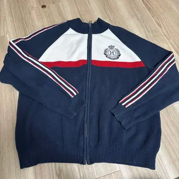 네이비 집업 트레이닝복