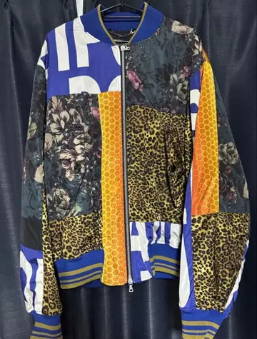 DRIES VAN NOTEN 2023SS 올 패턴 블루종 자켓