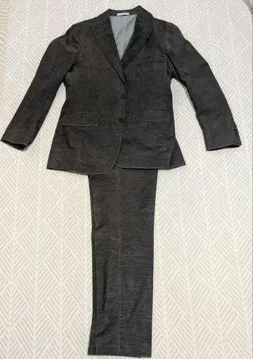 ETONNE 셋업 수트 다크 브라운