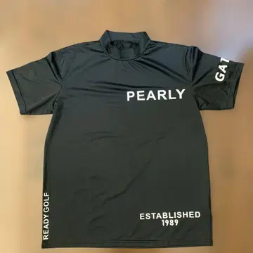 PEARLY 골프 셔츠 L 사이즈 블랙