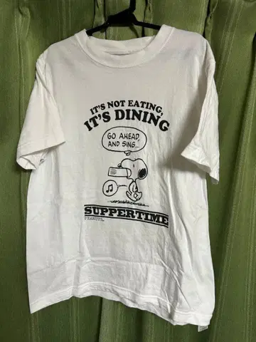 스누피 피넛 카페 T셔츠 S사이즈