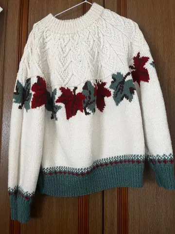 구제 의류 패턴 니트