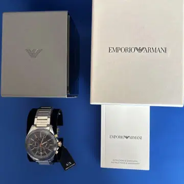[ 새상품 전시품 ] EMPORIO ARMANI 크로노그래프 손목시계