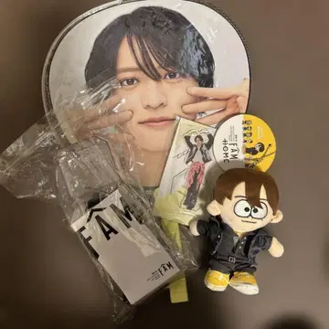 timelesz 이노마타 슈토 부채 펜라이트 아크릴 스탠드 인형 세트