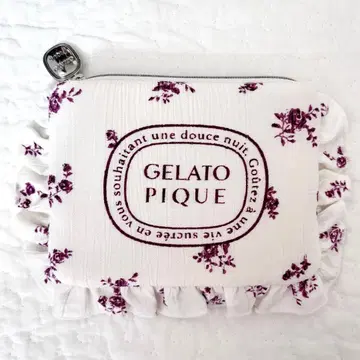GELATO PIQUE 꽃무늬 프릴 티슈 파우치