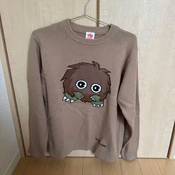 유희왕 25주년 기념 크리보 니트 지유 GU 콜라보 스웨터