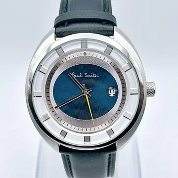 새상품급 가동품 남성용 손목시계 폴스미스 실버 데이트 레어