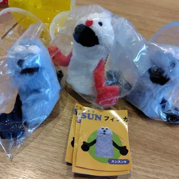 퍼펫 순순 핑거 퍼펫 봉제 인형 가챠 [ 3종 세트 ]